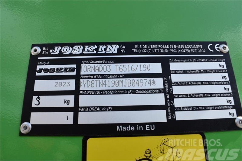Joskin TORNADO T6516/19V NEW GENERATION Fast- och kletgödselspridare