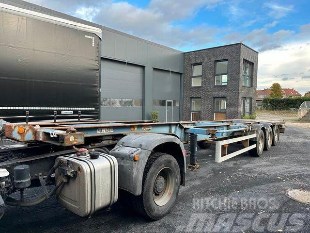  30 x Schwerin Container 40 oder 2x 20 Låg lastande semi trailer