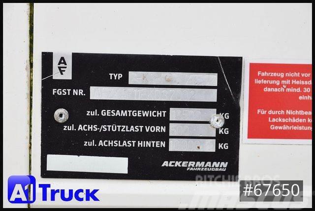 Ackermann 1 Achs Koffer+ Schiebeplane 3100mm innen Skåpsläp