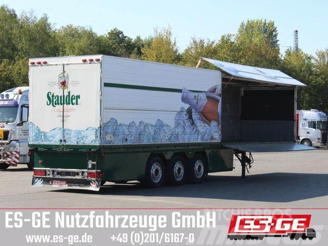 Ackermann 3-Achs-Kofferauflieger Låg lastande semi trailer