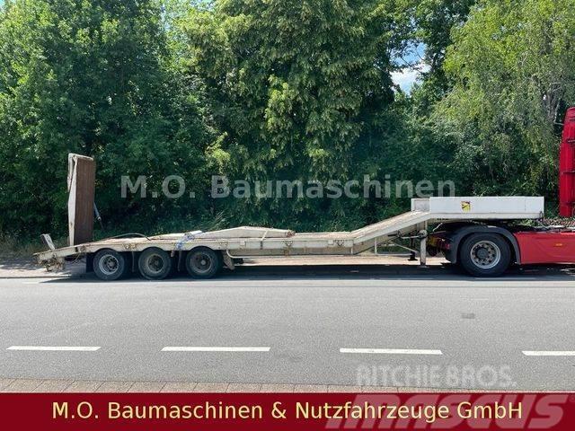 Actm S34 / Blatt/ 34T / 3 Acher / Låg lastande semi trailer