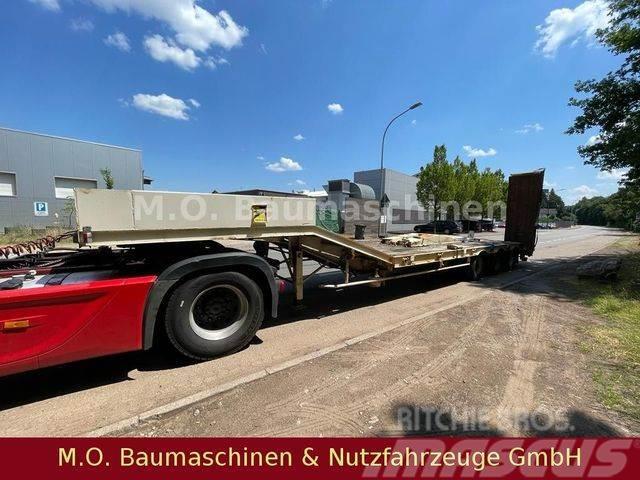 Actm S34 / Blatt/ 34T / 3 Acher / Låg lastande semi trailer