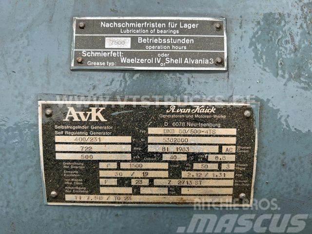 AVK DKB 80/500-4TS Stromgenerator 400V 500 kVA Övriga