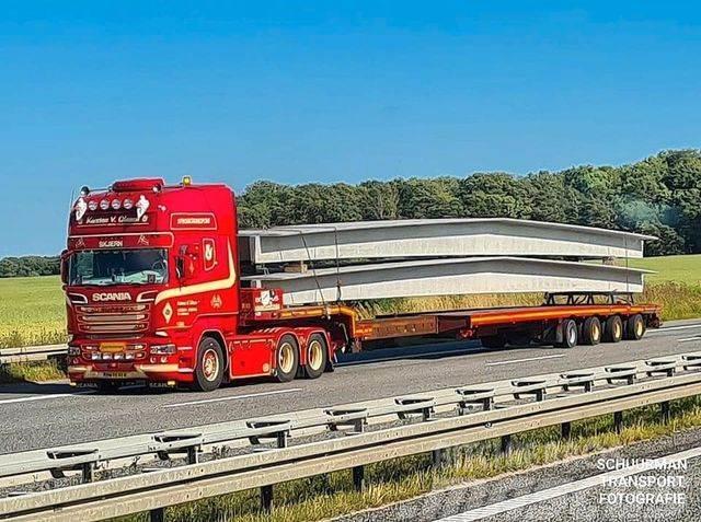 Broshuis Lowloader 43.650 mm Låg lastande semi trailer