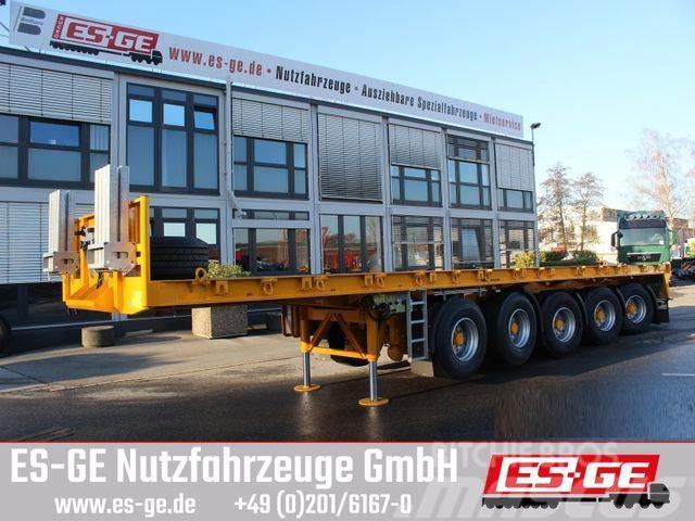 Es-ge 5-Achs-Ballastauflieger Låg lastande semi trailer