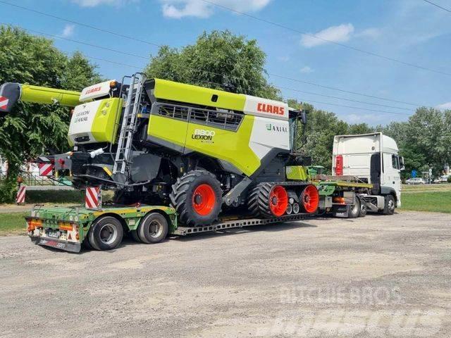 Faymonville Tiefbett / ausziehbar für traktoren Låg lastande semi trailer