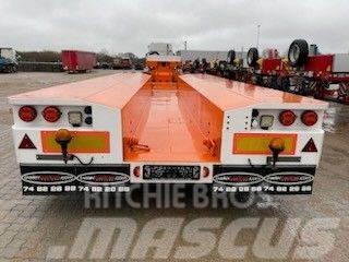 Goldhofer Tiefbett 3+5 Låg lastande semi trailer