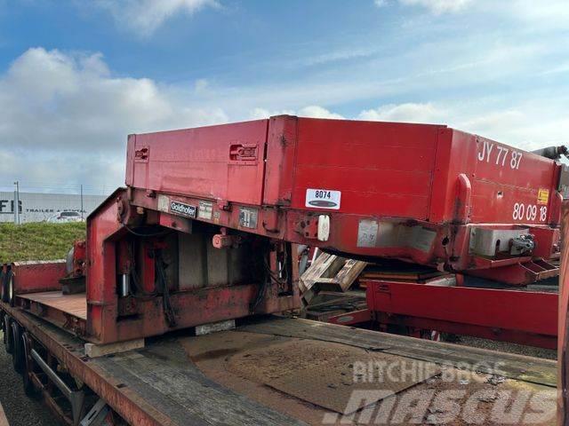 Goldhofer Tiefbett / Ausziehbar / 320 mm ladehöhe Låg lastande semi trailer