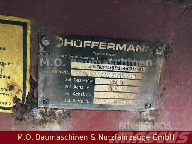 Hüffermann HMA 24.24 / Muldenanhänger / 24t Växelflak-/Containersläp
