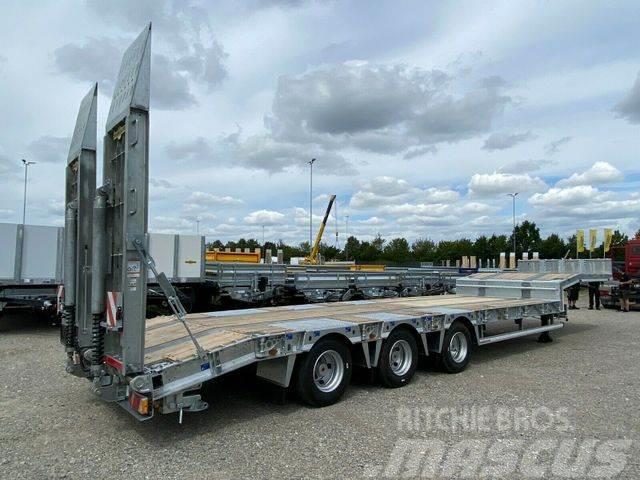 Humbaur 3-Achs-Auflieger/LIA&amp;NLA/verzinkt/3mPaket/Hydr Låg lastande semi trailer
