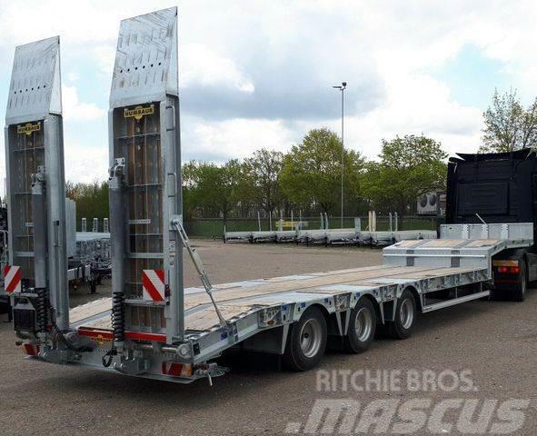 Humbaur 3-Achs-Auflieger/LIA&amp;NLA/verzinkt/3mPaket/Hydr Låg lastande semi trailer