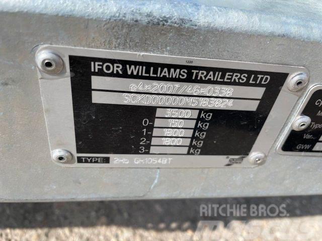 Ifor Williams 2Hb GH35, NEW NOT REGISTRED,machine transport824 Biltransportsläp