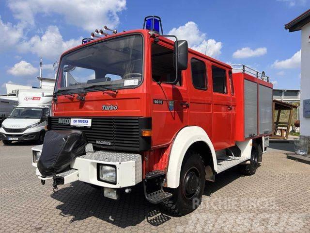 Iveco 90-16 AW 4x4 LF8 Feuerwehr Standheizung 9 Sitze Övriga bilar