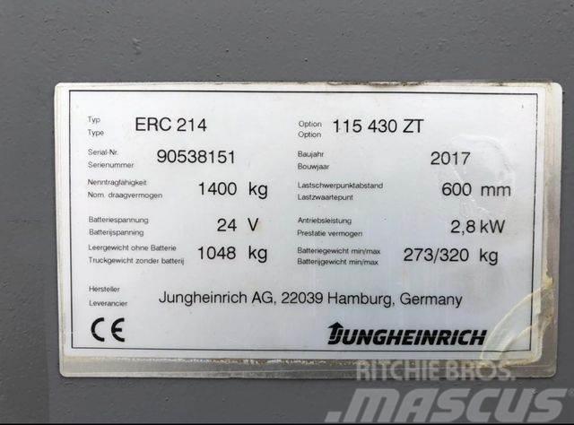Jungheinrich ERC 214 - 4300MM HUB - 1400KG - NEUWERTIG Plocktruck, höglyftande