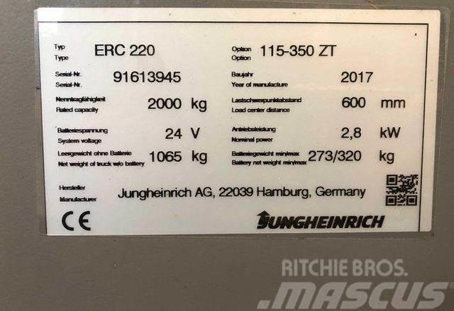 Jungheinrich ERC 220 - 3500MM HUB - 2000KG - 2357STD. Plocktruck, höglyftande