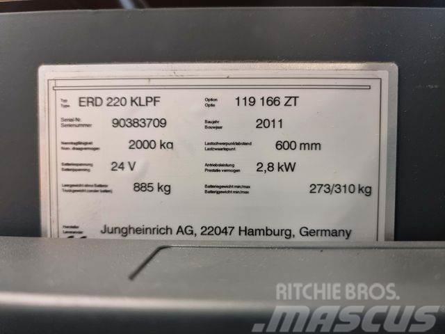 Jungheinrich ERD 220 - 1660MM HUB - 2000KG - INITIAL Plocktruck, höglyftande