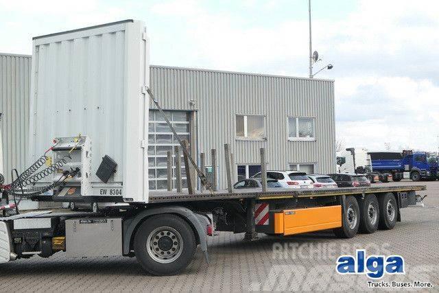 Krone SD, Pritsche, Multi-Lock-Rahmen, BPW, Rungen Låg lastande semi trailer