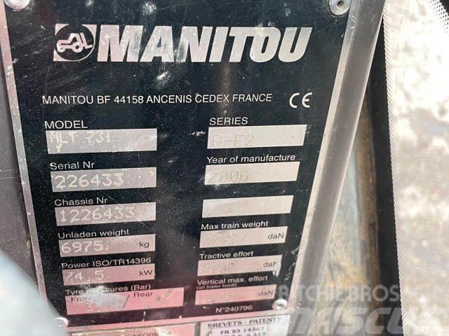 Manitou MTL731 frontloader 4x4 VIN 433 Frontlastare och grävare