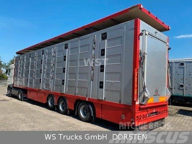  Menke-Janzen 4 Stock Vollalu Typ 2 Lenkachse Djurtransport trailer