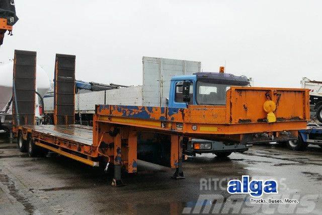 MOL D 712, 2-Achser, Hydr. Rampen, Verbreiterbar Låg lastande semi trailer