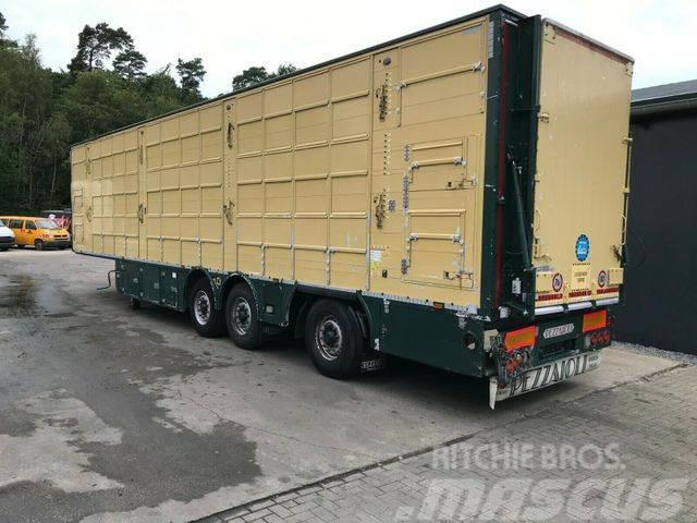 Pezzaioli SBA 63/3.Stock, Aggregat, Hubdach, Tränke Djurtransport trailer