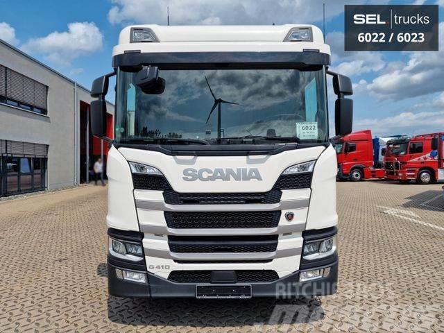Scania G410 / Retarder / Ladebordwand / Lenk / KOMPLETT Lastbilar för dryckesleveranser