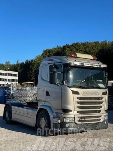 Scania R490 GROSSE ADR KIPPHYDRAULIK Dragbilar