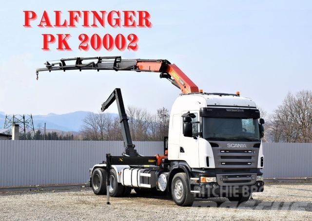 Scania R500 Abrollkipper * PK 20002 + FUNK* TOPZUSTAND Lastväxlare/Krokbilar