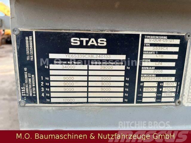 Stas S339CX / 3 Achser / Luft / Plane / Tipptrailer