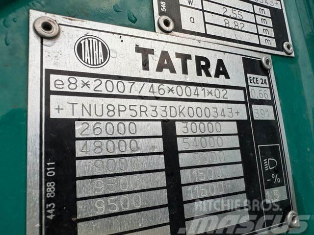 Tatra woodtransporter 6x6, crane + R.CH trailer vin343 Allterrängkranar