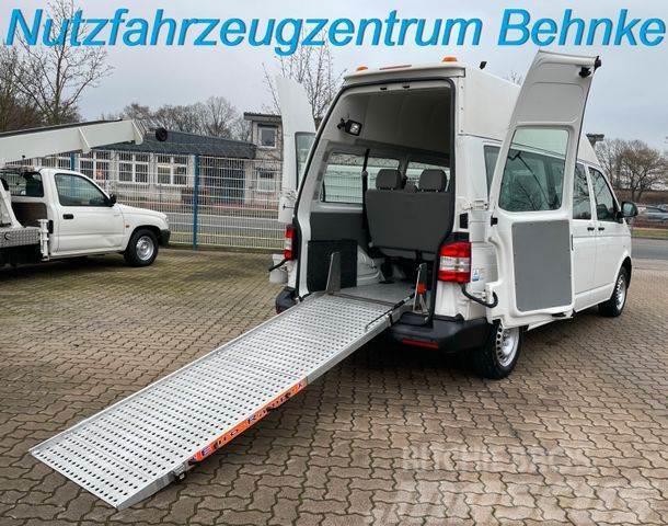 Volkswagen T5 Kombi/ 8 Sitze/ AC/ AMF Rollstuhlrampe Personbilar