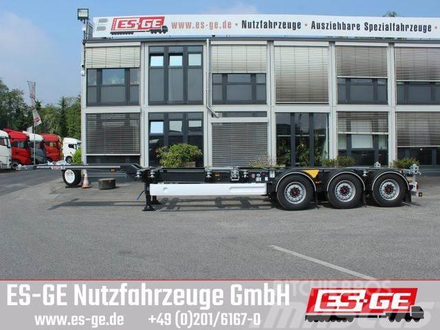 Wielton 3-Achs-Containerchassis - multifunktional Låg lastande semi trailer