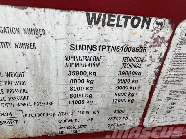 Wielton trailer for containers vin 636 Trailerchassie