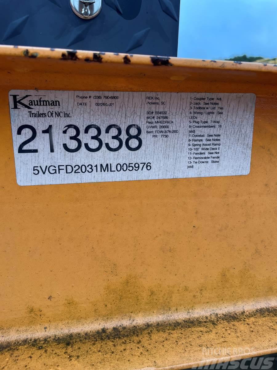 Kaufman 12 Ton Biltransporttrailer