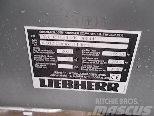Liebherr A 913 Compact G6.0-D Litronic Hjulgrävare
