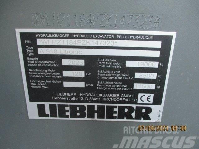 Liebherr A 918 Litronic G6.0-D Hjulgrävare