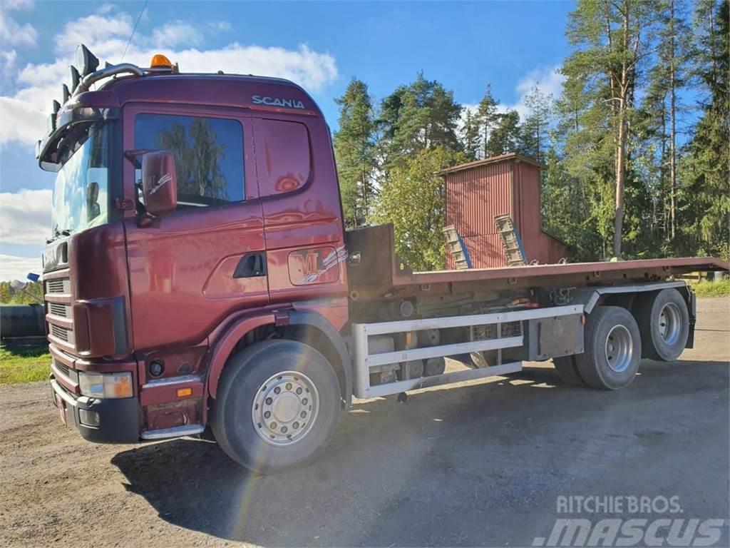 Scania 144G 460 Lastväxlare med kabellift