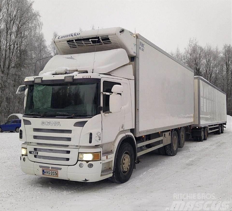 Scania P420 kylmäkoriyhdistelmä 6x2 Skåpbilar Kyl/Frys/Värme