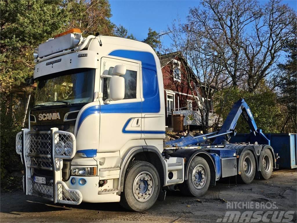 Scania R560 8x4 koukku Lastväxlare/Krokbilar
