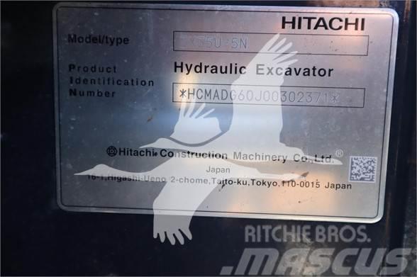 Hitachi ZX35U-5N Minigrävare < 7t