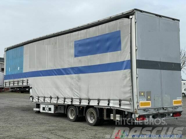 Meusburger Spezialtieflader Geschlossen Stapler-Maschinen Låg lastande semi trailer
