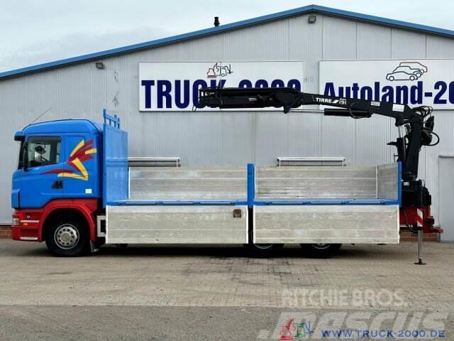 Scania R400 Atlas Tirre 191L 9m=1,7t. 7m Ladefl. 1.Hand Flakbilar