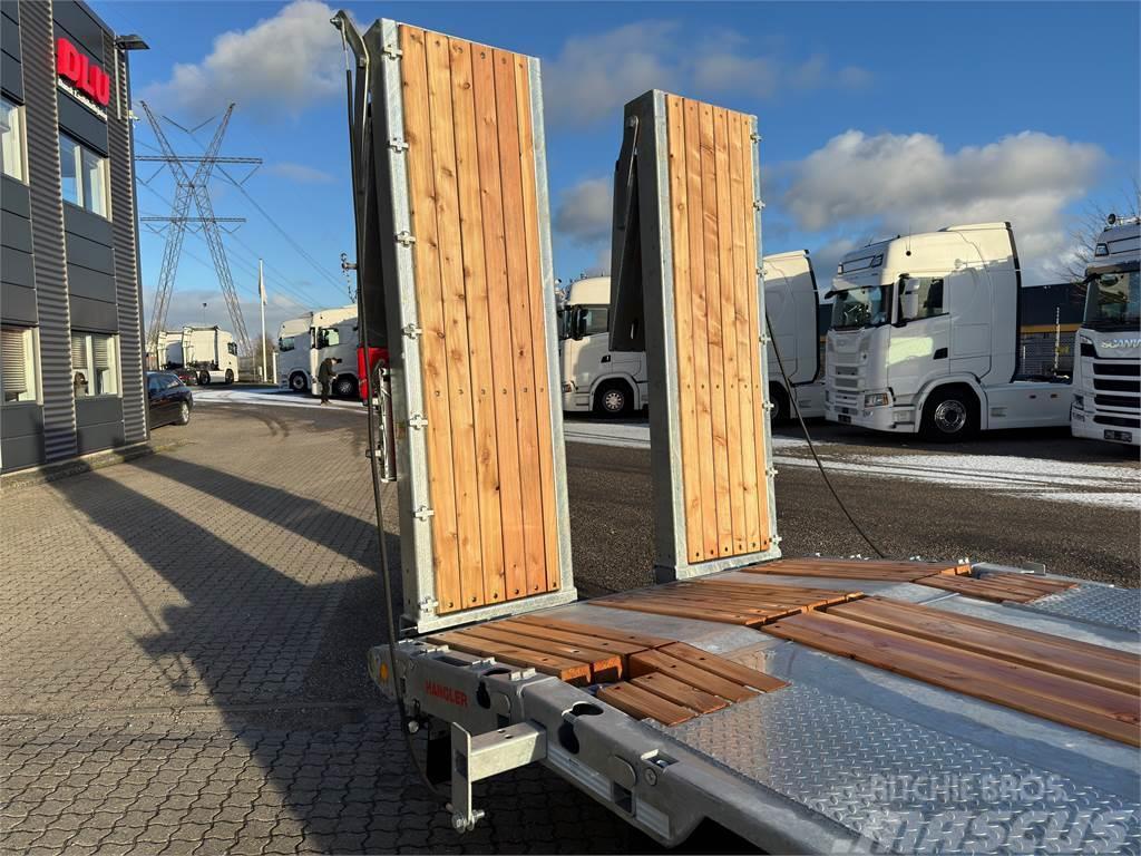 Hangler 3-aks 3,60m ramper Låg lastande semi trailer