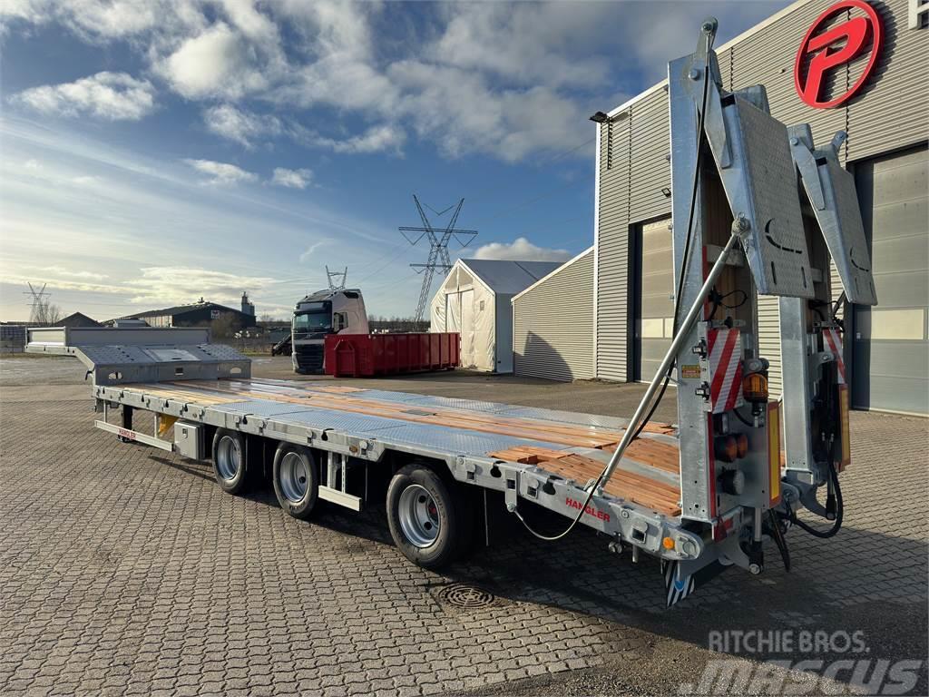 Hangler 3-aks 3,60m ramper Låg lastande semi trailer