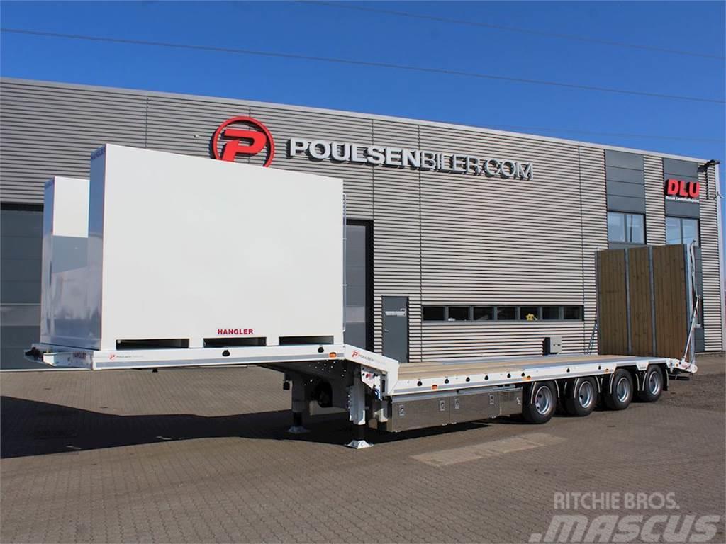 Hangler Heldækkende 4,2m rampe Låg lastande semi trailer