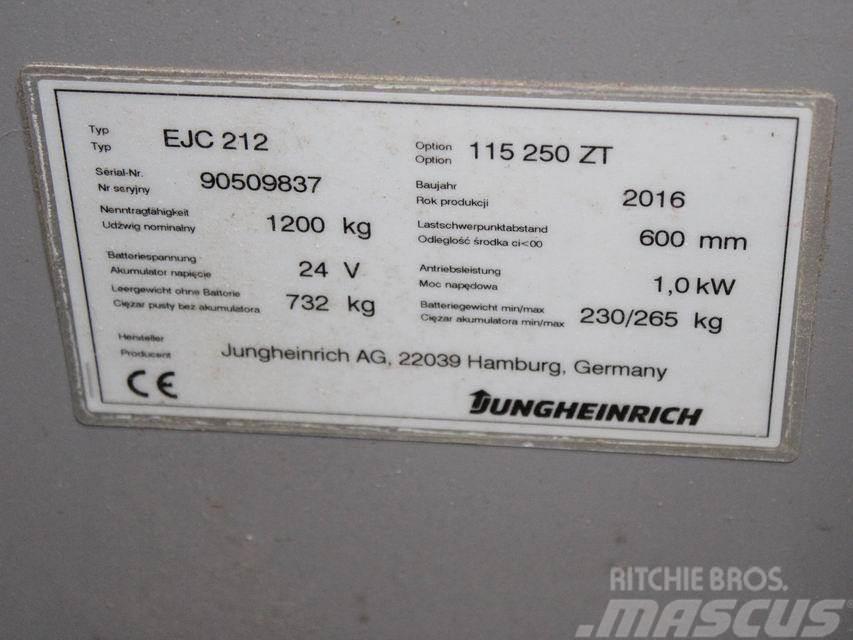 Jungheinrich EJC 212 115-57 250ZT Staplare-led