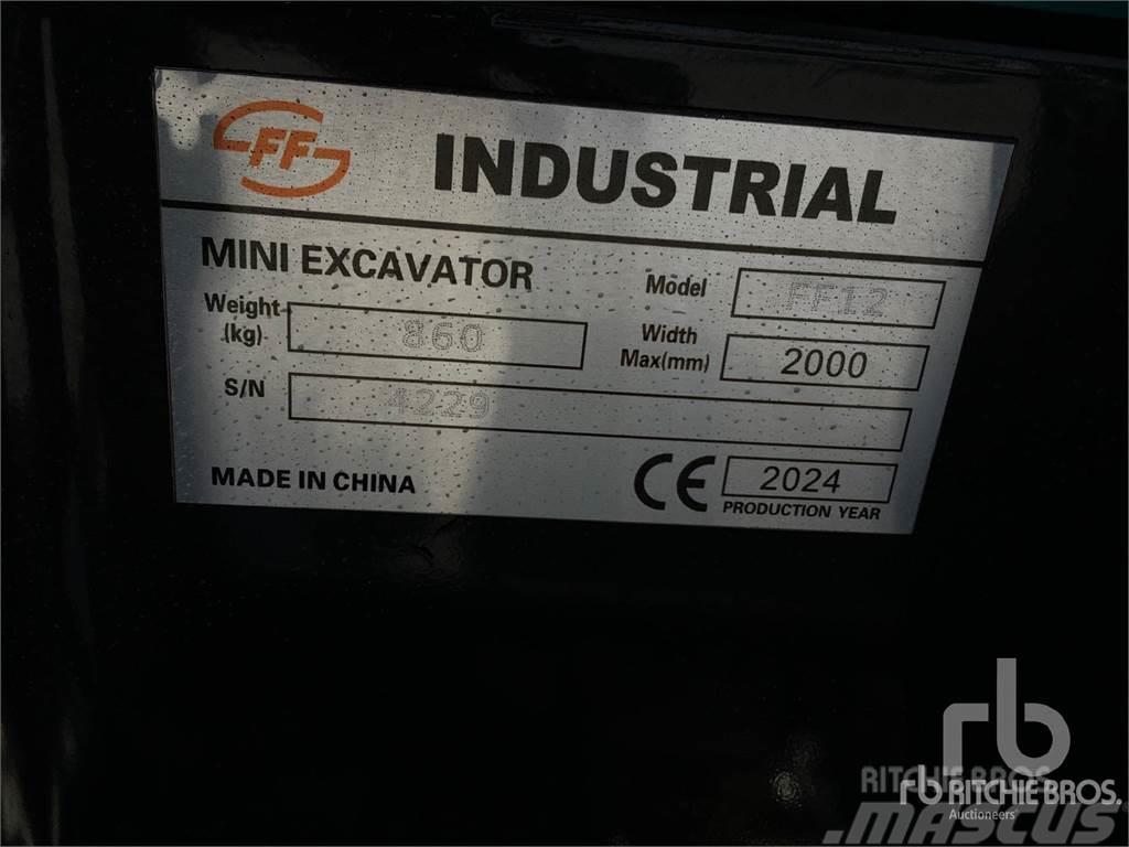  FF INDUSTRIAL FF-12 Minigrävare < 7t