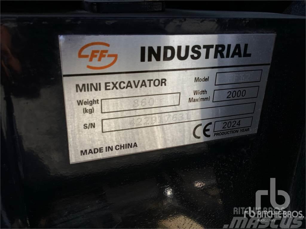  FF INDUSTRIAL FF-12 Minigrävare < 7t