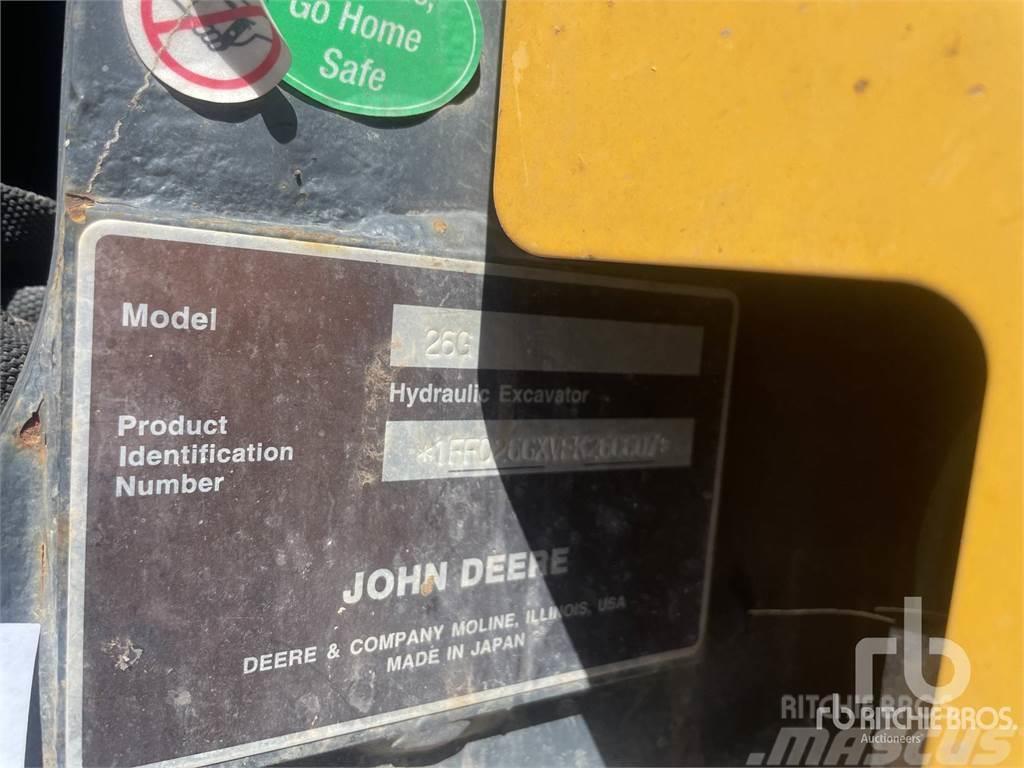 John Deere 26G Minigrävare < 7t