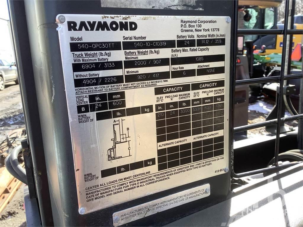 Raymond 540-OPC30TT Elmotviktstruckar